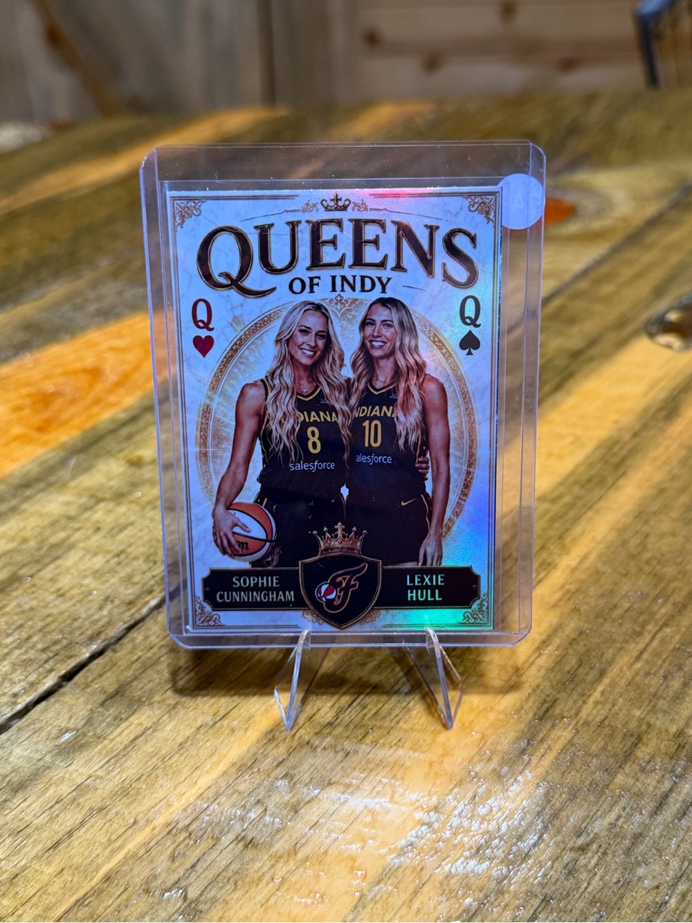 Sophie Cunningham / Lexie Hull Indiana Fever Custom Basketball Card